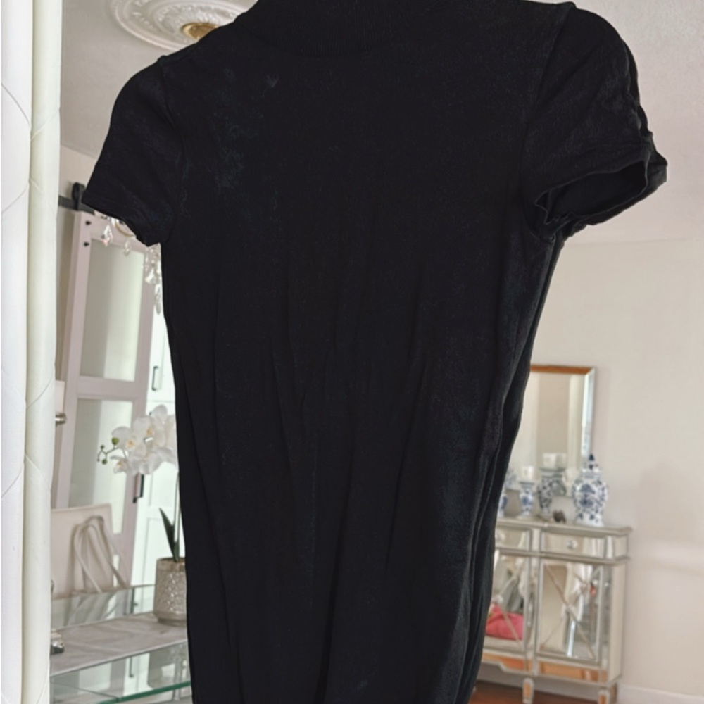 Dolce & Gabbana Black Turtleneck Top